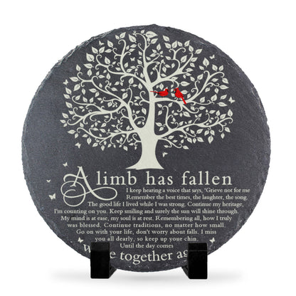 A Limb Has Fallen Memorial Garden Stone