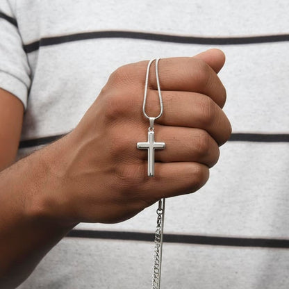 [ALMOST SOLD OUT]❗Grandson, Never Lose Faith - Cross Necklace