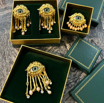 Rare Eyeball Tassel Earrings
