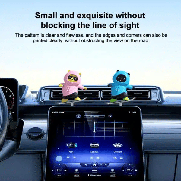 🔥2024 New Car Ornament🎁Skate Lover Bear Car Decor