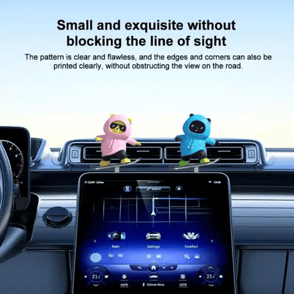 🔥2024 New Car Ornament🎁Skate Lover Bear Car Decor