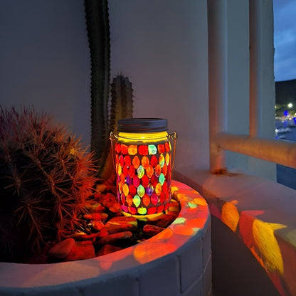 Solar Mosaic Waterproof Night Lanterns