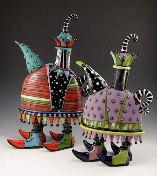 🌈COLORFUL CREATIVE TEAPOT DECORATION ARTWORK