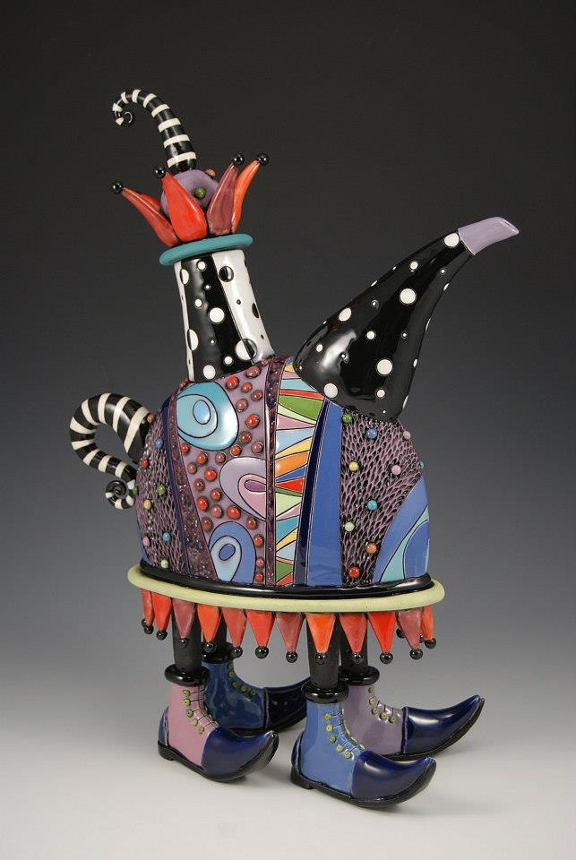 🌈COLORFUL CREATIVE TEAPOT DECORATION ARTWORK