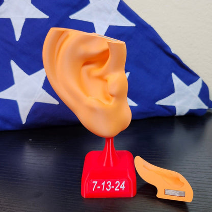 Ear 3D Print - Historical Moment Collectable Commemorative Desk Shelf Accessory
