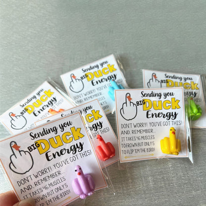 🤣Funny Middle Finger Duck Lucky Charm Gift🎁