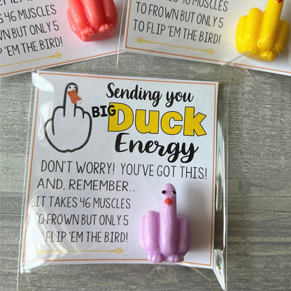 🤣Funny Middle Finger Duck Lucky Charm Gift🎁