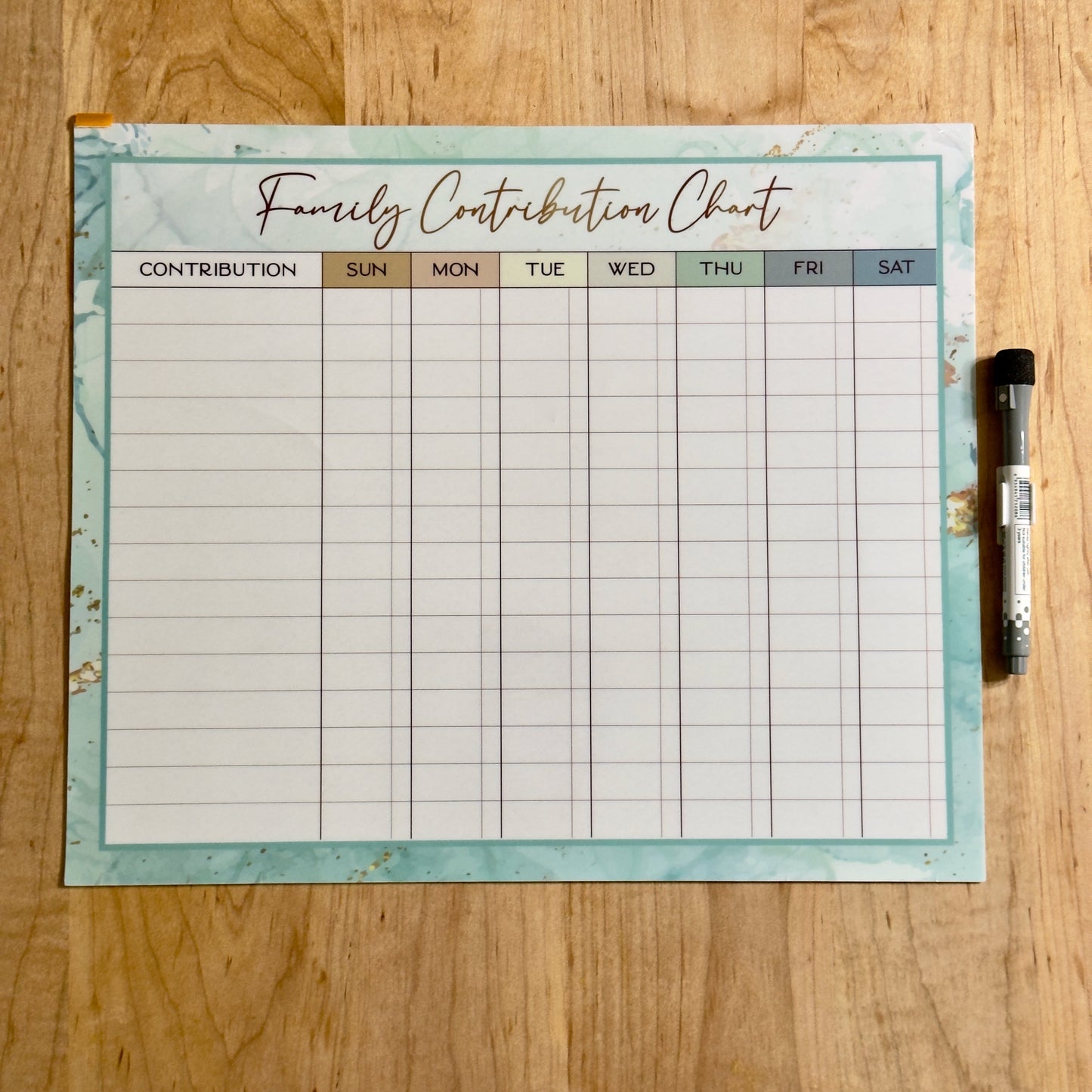 🌈Flexible Stick Weekly Chore Chart and Emotion Tracker for Kids👦👧🏽