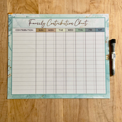 🌈Flexible Stick Weekly Chore Chart and Emotion Tracker for Kids👦👧🏽
