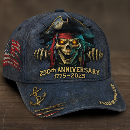 250th Anniversary Pirate-Style Commemorative Cap