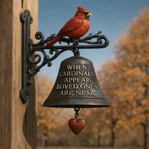 🔥🔥Cardinals Memorial Garden Bell