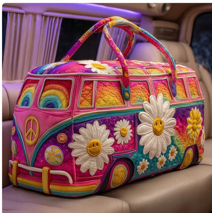 🔥LAST DAY 50% OFF✨Hippie Van Quilted Duffle Bag