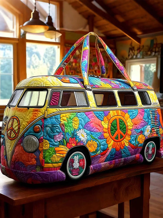 🔥LAST DAY 50% OFF✨Hippie Van Quilted Duffle Bag