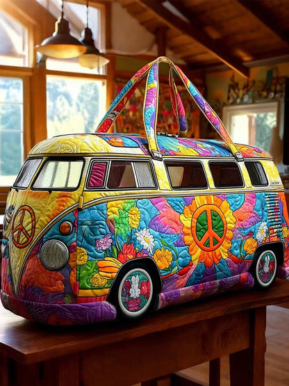 🔥LAST DAY 50% OFF✨Hippie Van Quilted Duffle Bag