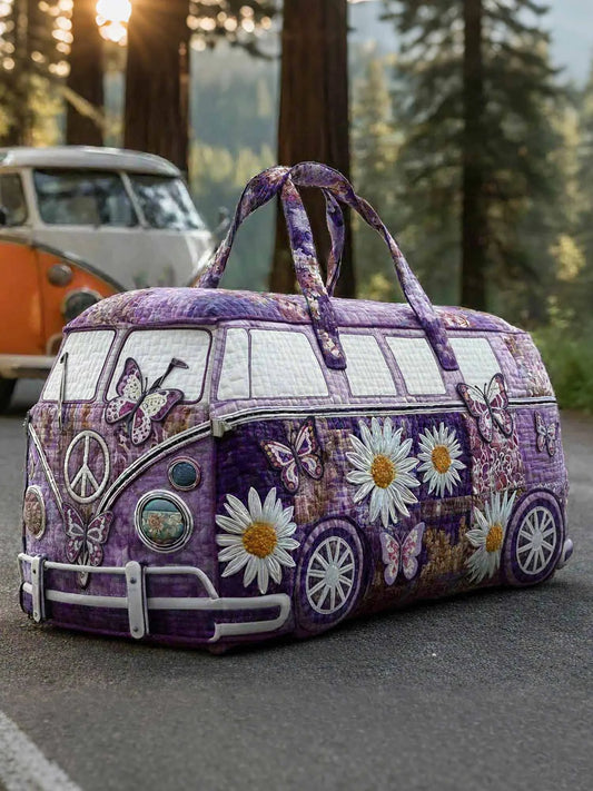 🔥LAST DAY 50% OFF✨Hippie Van Quilted Duffle Bag