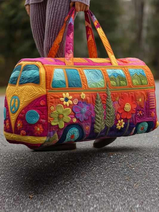 🔥LAST DAY 50% OFF✨Hippie Van Quilted Duffle Bag