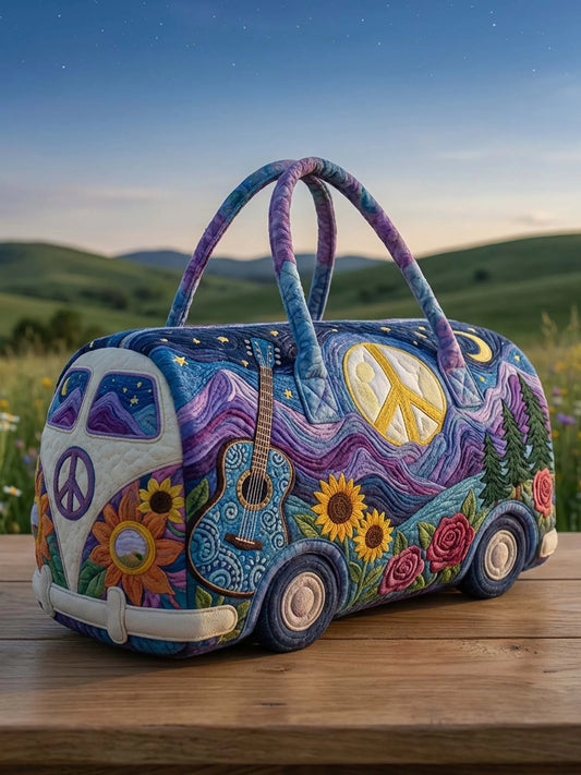 🔥LAST DAY 50% OFF✨Hippie Van Quilted Duffle Bag