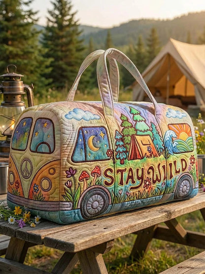 🔥LAST DAY 50% OFF✨Hippie Van Quilted Duffle Bag