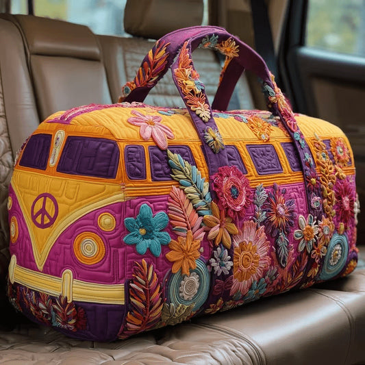 🔥LAST DAY 50% OFF✨Hippie Van Quilted Duffle Bag