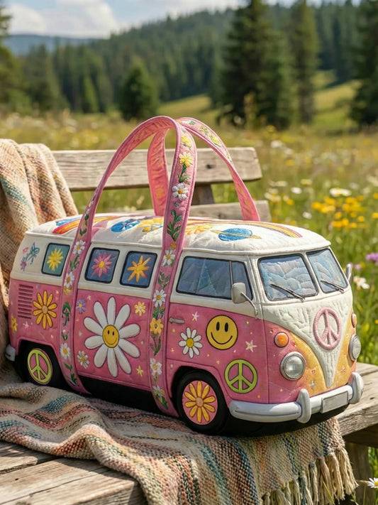 🔥LAST DAY 50% OFF✨Hippie Van Quilted Duffle Bag
