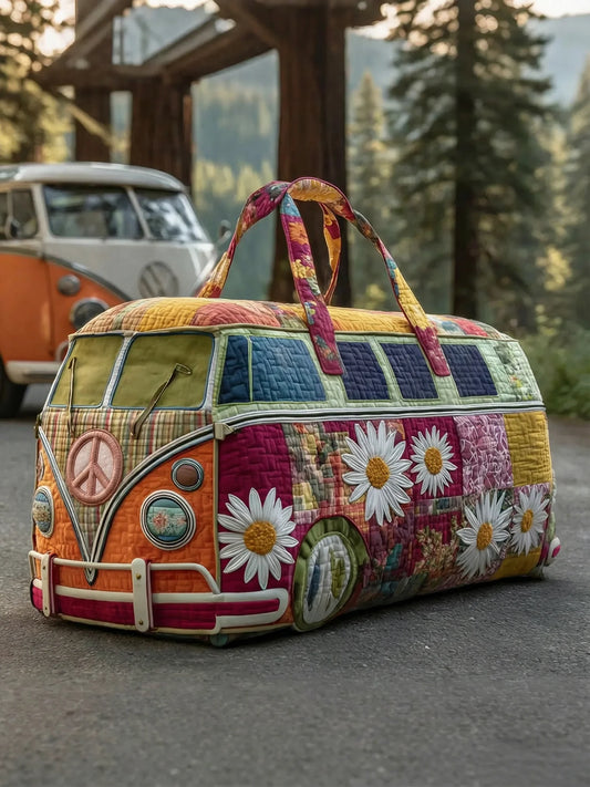 🔥LAST DAY 50% OFF✨Hippie Van Quilted Duffle Bag