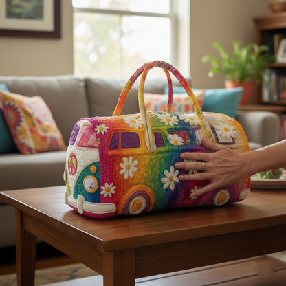 🔥LAST DAY 50% OFF✨Hippie Van Quilted Duffle Bag