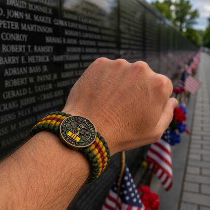 🏆Last Day Promo: 49% OFF 🎖️-Vietnam Veteran Survival Tribute Paracord Bracelet