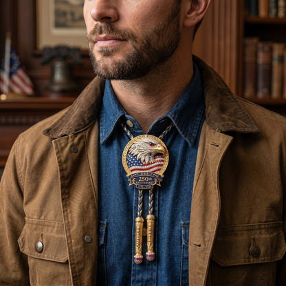 🦅 USA 250th Anniversary Eagle Bolo Tie