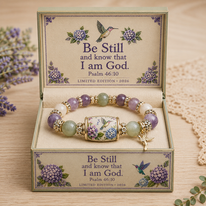 💜Hummingbird Garden Faith Bracelet 🌸 | 2026 Limited Edition Bracelet