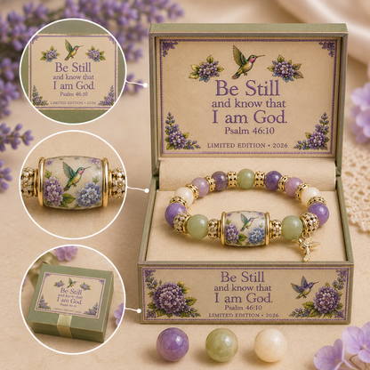 💜Hummingbird Garden Faith Bracelet 🌸 | 2026 Limited Edition Bracelet