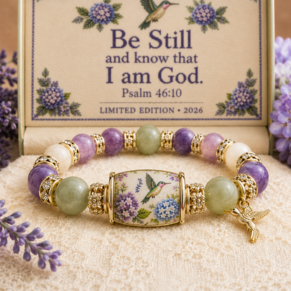 💜Hummingbird Garden Faith Bracelet 🌸 | 2026 Limited Edition Bracelet