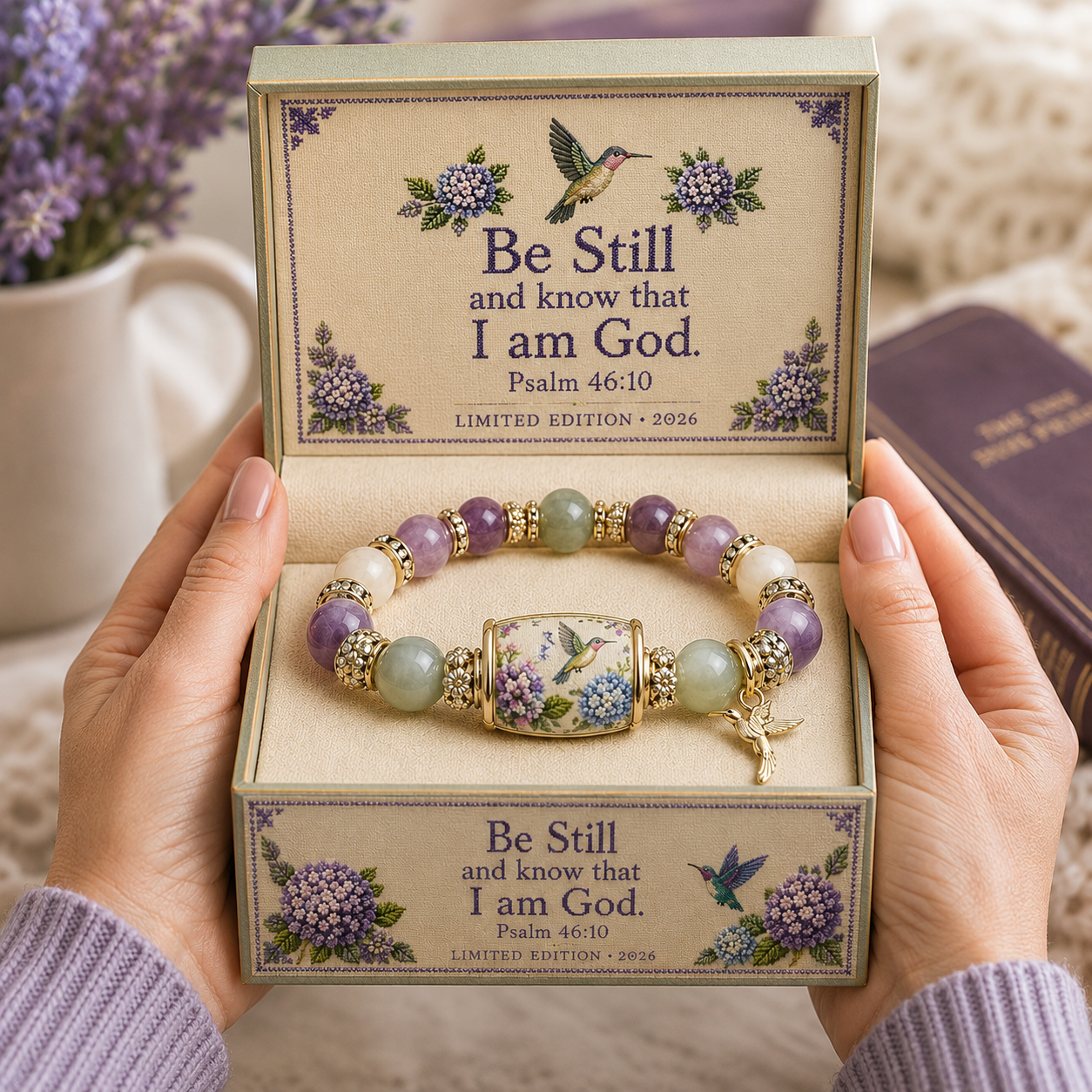💜Hummingbird Garden Faith Bracelet 🌸 | 2026 Limited Edition Bracelet
