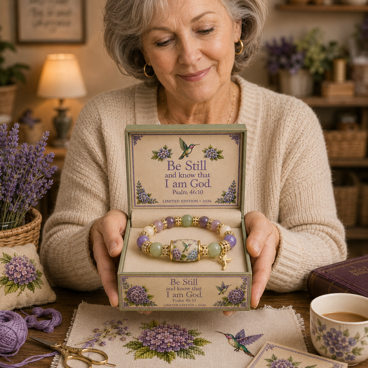 💜Hummingbird Garden Faith Bracelet 🌸 | 2026 Limited Edition Bracelet