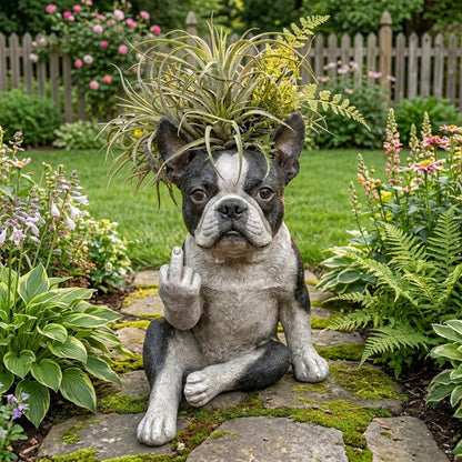 🐶Boston Terrier Planter — Instantly Infuse Your Plants with Personality 🌿