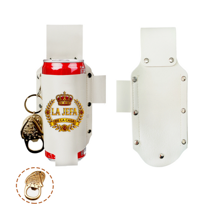 La Jefa & El Jefe Leather Drink Holster