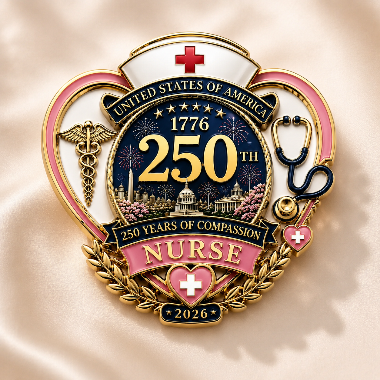 250th Anniversary Nurse Pin