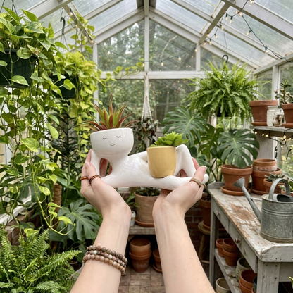 Relaxing Lady Planter