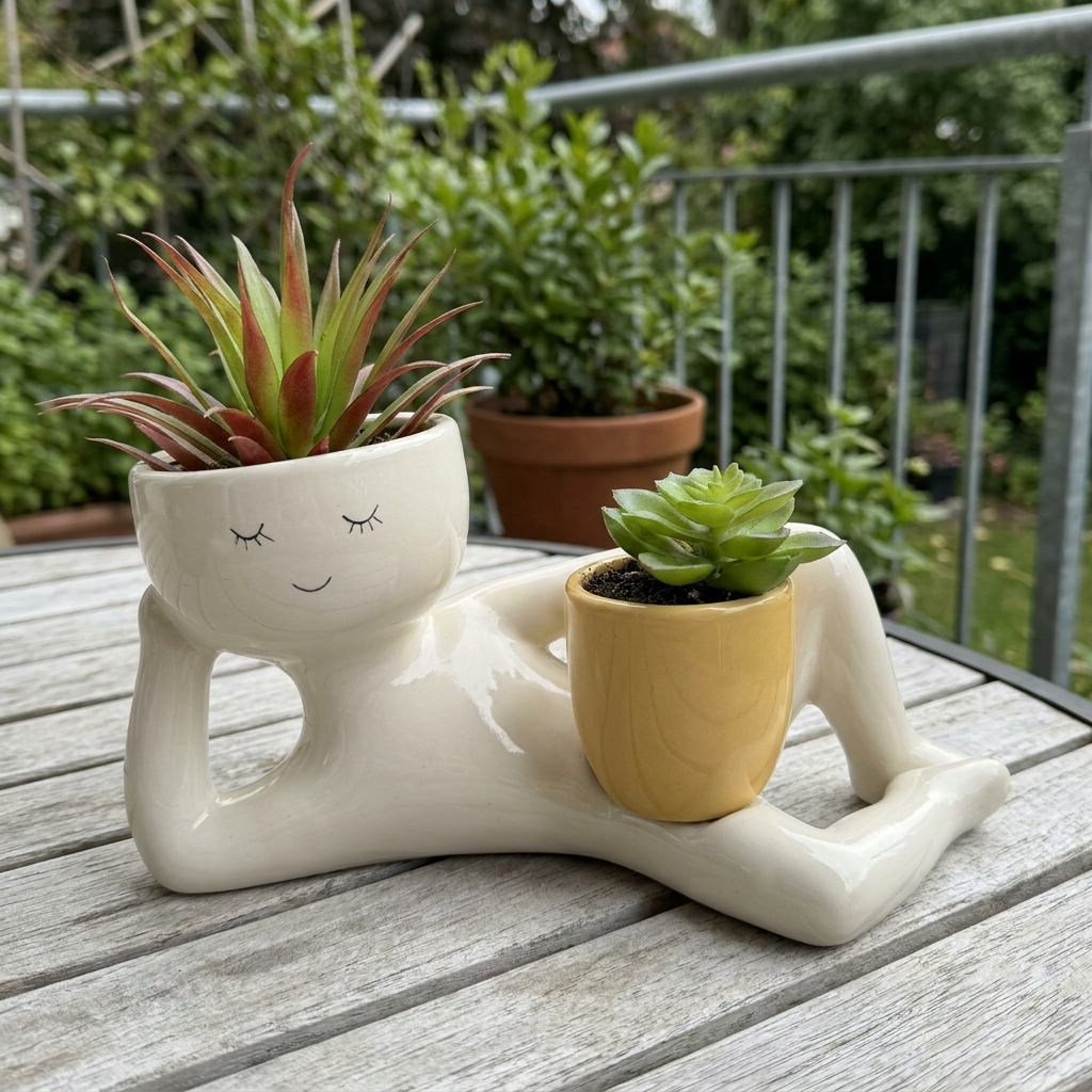 Relaxing Lady Planter