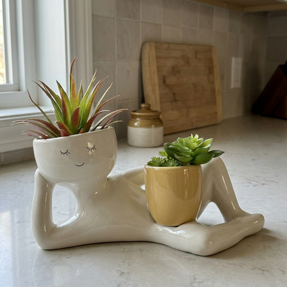 Relaxing Lady Planter