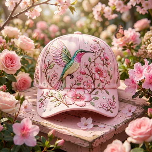 🌸 The Hat Every Hummingbird & Flower Lover Is Falling In Love With! 🐦