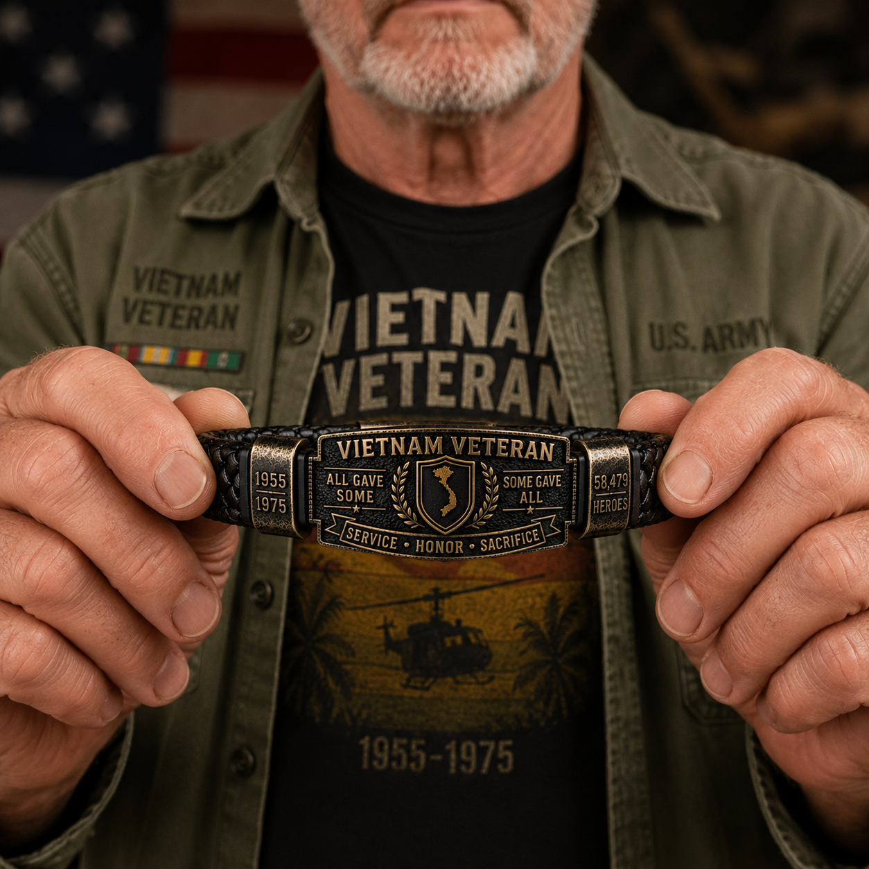 Last Day Promo: 49% OFF 🎖️ -Vietnam Veteran Honor Bracelet