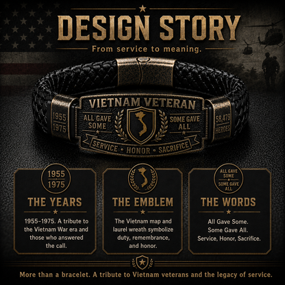 Last Day Promo: 49% OFF 🎖️ -Vietnam Veteran Honor Bracelet
