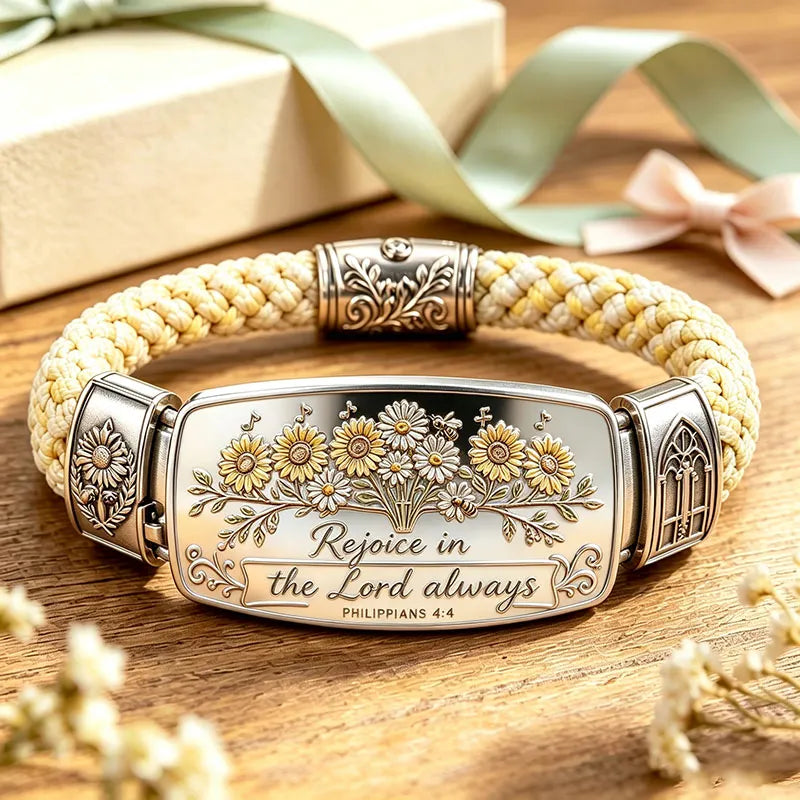 Faith Over Fear Bracelet – Christian Cross Bracelet Inspired by Isaiah 41:10, Hope, Courage & Divine Strength