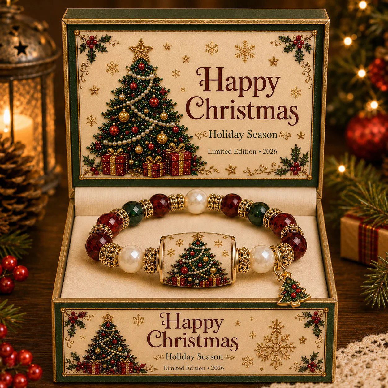💥🎄🎄 Last Day Big Sale – 🎄 Christmas Magic Collection Bracelet — Limited Edition