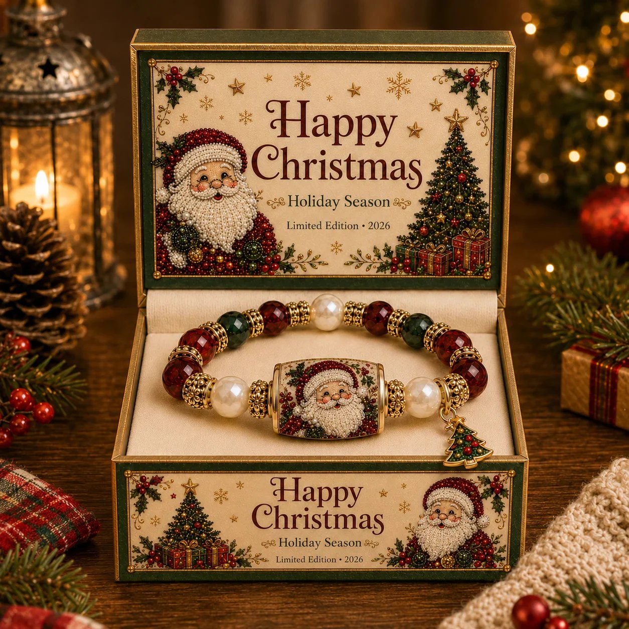 💥🎄🎄 Last Day Big Sale – 🎄 Christmas Magic Collection Bracelet — Limited Edition
