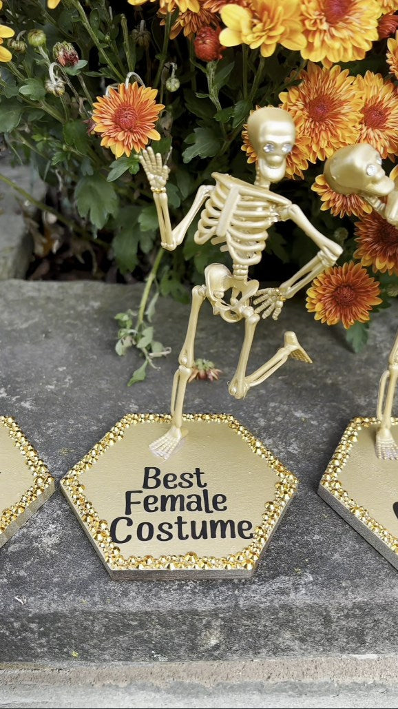 🔥Hot Sale-🏆Halloween Best Costume Skeleton Trophy