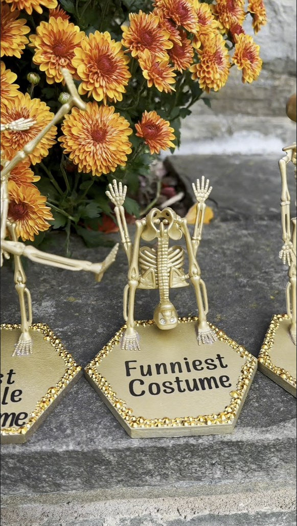 🔥Hot Sale-🏆Halloween Best Costume Skeleton Trophy