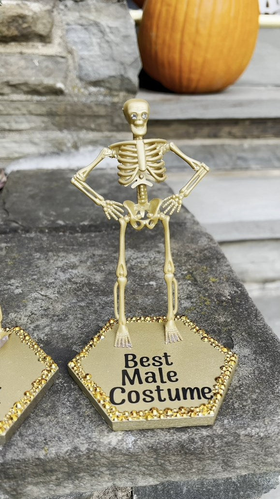 🔥Hot Sale-🏆Halloween Best Costume Skeleton Trophy