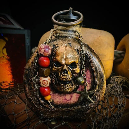 Pirate Rum Skull Hip Flask