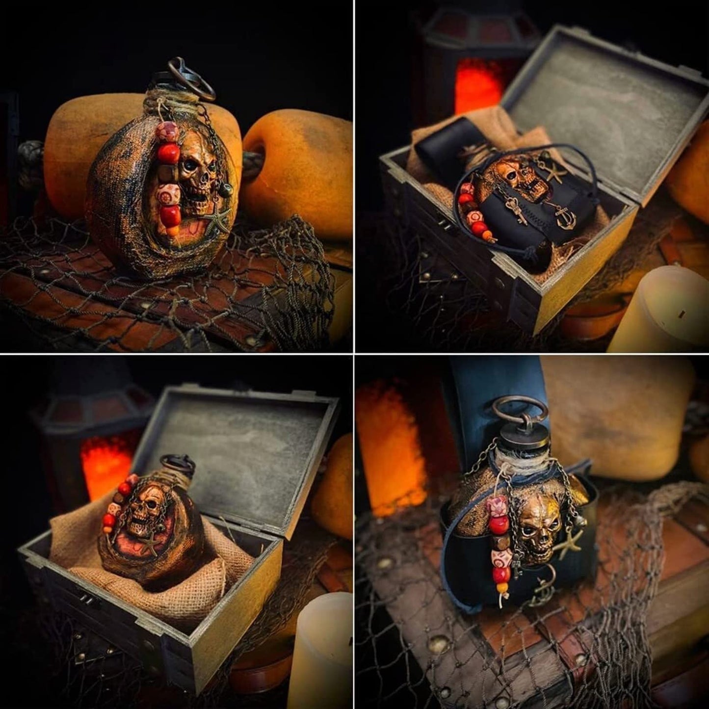 Pirate Rum Skull Hip Flask